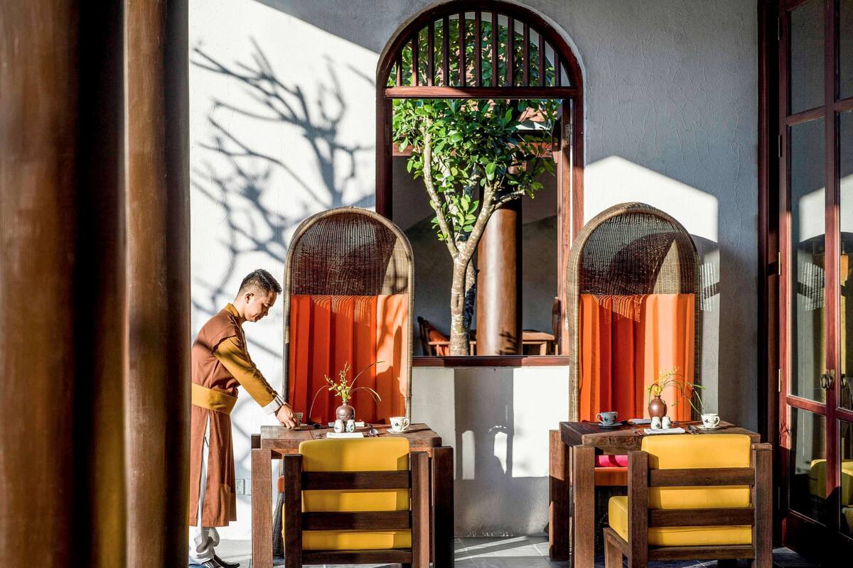 Into an Ancient Palace inspired by Tran Dynasty 13th century